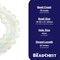 Jumbo Recycled Glass Beads, 21–25mm – African Sea Glass for Wall Hangings, Coffee Table Decor, Shelf Styling, and Home Accents – (Clear) – The Bead Chest